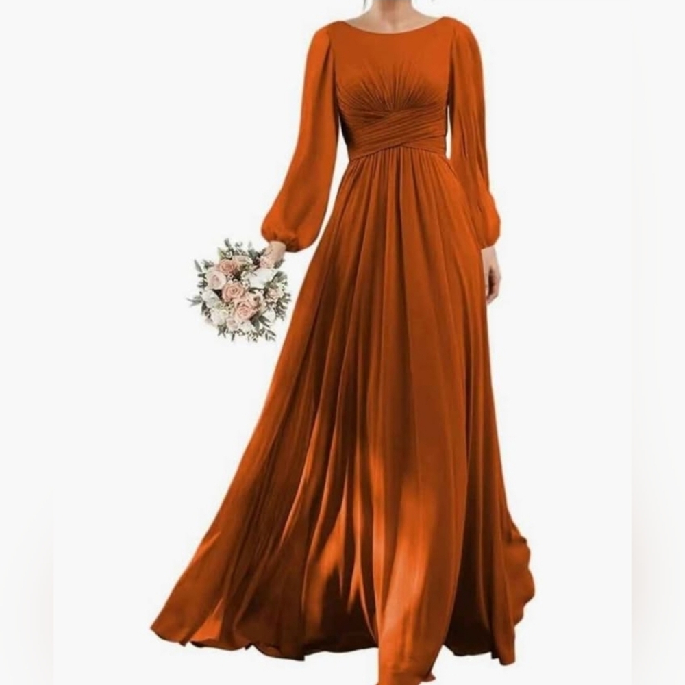 Rust Colored Size 18 Prom/homecoming/bridesmaid Dress
